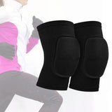 Maxbell 2Pcs Knee Pads Protection Sleeves Wrap Kneepads Knee Braces Support Black