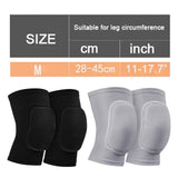 Maxbell 2Pcs Knee Pads Protection Sleeves Wrap Kneepads Knee Braces Support Black