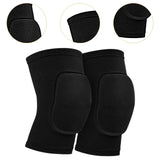 Maxbell 2Pcs Knee Pads Protection Sleeves Wrap Kneepads Knee Braces Support Black