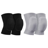Maxbell 2Pcs Knee Pads Protection Sleeves Wrap Kneepads Knee Braces Support Black