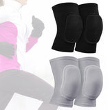Maxbell 2Pcs Knee Pads Protection Sleeves Wrap Kneepads Knee Braces Support Black