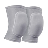 Maxbell 2Pcs Knee Pads Protection Sleeves Wrap Kneepads Knee Braces Support Gray