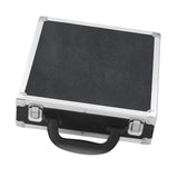 Maxbell Billiard Ball Storage Box Sports PU Leather Aluminum Pool Ball Carrying Case 25cmx25cmx7.5cm