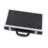 Maxbell Billiard Ball Storage Box Sports PU Leather Aluminum Pool Ball Carrying Case 36.5cmx23cmx7cm