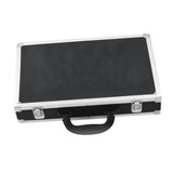 Maxbell Billiard Ball Storage Box Sports PU Leather Aluminum Pool Ball Carrying Case 36.5cmx23cmx7cm