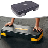 Maxbell Aerobic Exercise Step Fitness Equipment for Women Men Indoor Cardio Strength Gray Black