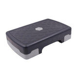 Maxbell Aerobic Exercise Step Fitness Equipment for Women Men Indoor Cardio Strength Gray Black