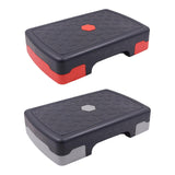 Maxbell Aerobic Exercise Step Fitness Equipment for Women Men Indoor Cardio Strength Gray Black