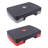 Maxbell Aerobic Exercise Step Fitness Equipment for Women Men Indoor Cardio Strength Gray Black