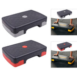 Maxbell Aerobic Exercise Step Fitness Equipment for Women Men Indoor Cardio Strength Gray Black