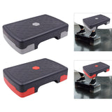 Maxbell Aerobic Exercise Step Fitness Equipment for Women Men Indoor Cardio Strength Gray Black