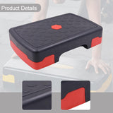 Maxbell Aerobic Exercise Step Fitness Equipment for Women Men Indoor Cardio Strength Red Black