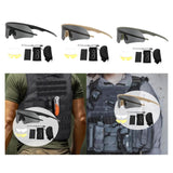 Maxbell Outdoor Goggles Hiking Sports Protector Non Slip Women Men Portable Anti Fog Black