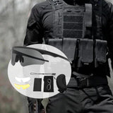 Maxbell Outdoor Goggles Hiking Sports Protector Non Slip Women Men Portable Anti Fog Black