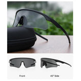 Maxbell Outdoor Goggles Hiking Sports Protector Non Slip Women Men Portable Anti Fog Black