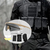 Maxbell Outdoor Goggles Hiking Sports Protector Non Slip Women Men Portable Anti Fog Khaki