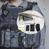 Maxbell Outdoor Goggles Hiking Sports Protector Non Slip Women Men Portable Anti Fog Khaki