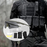 Maxbell Outdoor Goggles Hiking Sports Protector Non Slip Women Men Portable Anti Fog Green