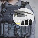 Maxbell Outdoor Goggles Hiking Sports Protector Non Slip Women Men Portable Anti Fog Green