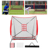 Maxbell Baseball Netting 7ftx7ft Training Aid for Fielding Throwing Practice Hitting