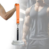 Maxbell Arm Wrestling Training Strap for Cable Machine Strength Training Accessories Orange