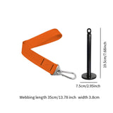 Maxbell Arm Wrestling Training Strap for Cable Machine Strength Training Accessories Orange