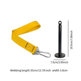 Maxbell Arm Wrestling Training Strap for Cable Machine Strength Training Accessories Yellow