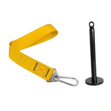 Maxbell Arm Wrestling Training Strap for Cable Machine Strength Training Accessories Yellow