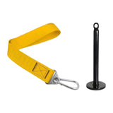 Maxbell Arm Wrestling Training Strap for Cable Machine Strength Training Accessories Yellow