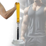 Maxbell Arm Wrestling Training Strap for Cable Machine Strength Training Accessories Yellow