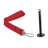 Maxbell Arm Wrestling Training Strap for Cable Machine Strength Training Accessories Red