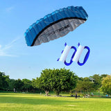 Maxbell Stunt Kite Double Line Outdoor Parafoil Kite for Children Enthusiasts Adults Bllue