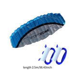 Maxbell Stunt Kite Double Line Outdoor Parafoil Kite for Children Enthusiasts Adults Bllue