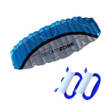 Maxbell Stunt Kite Double Line Outdoor Parafoil Kite for Children Enthusiasts Adults Bllue