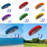 Maxbell Stunt Kite Double Line Outdoor Parafoil Kite for Children Enthusiasts Adults Bllue