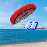 Maxbell Stunt Kite Double Line Outdoor Parafoil Kite for Children Enthusiasts Adults Red
