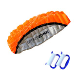 Maxbell Stunt Kite Double Line Outdoor Parafoil Kite for Children Enthusiasts Adults Orange