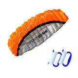 Maxbell Stunt Kite Double Line Outdoor Parafoil Kite for Children Enthusiasts Adults Orange