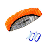 Maxbell Stunt Kite Double Line Outdoor Parafoil Kite for Children Enthusiasts Adults Orange
