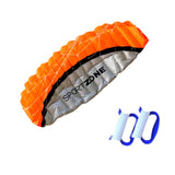 Maxbell Stunt Kite Double Line Outdoor Parafoil Kite for Children Enthusiasts Adults Orange