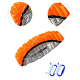 Maxbell Stunt Kite Double Line Outdoor Parafoil Kite for Children Enthusiasts Adults Orange