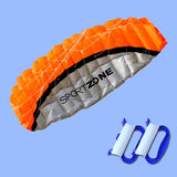 Maxbell Stunt Kite Double Line Outdoor Parafoil Kite for Children Enthusiasts Adults Orange