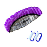 Maxbell Stunt Kite Double Line Outdoor Parafoil Kite for Children Enthusiasts Adults Violet