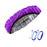 Maxbell Stunt Kite Double Line Outdoor Parafoil Kite for Children Enthusiasts Adults Violet