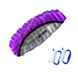 Maxbell Stunt Kite Double Line Outdoor Parafoil Kite for Children Enthusiasts Adults Violet