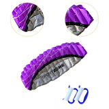 Maxbell Stunt Kite Double Line Outdoor Parafoil Kite for Children Enthusiasts Adults Violet