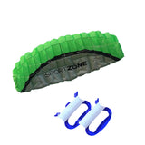 Maxbell Stunt Kite Double Line Outdoor Parafoil Kite for Children Enthusiasts Adults Green
