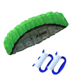 Maxbell Stunt Kite Double Line Outdoor Parafoil Kite for Children Enthusiasts Adults Green
