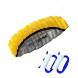 Maxbell Stunt Kite Double Line Outdoor Parafoil Kite for Children Enthusiasts Adults Yellow