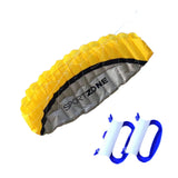 Maxbell Stunt Kite Double Line Outdoor Parafoil Kite for Children Enthusiasts Adults Yellow